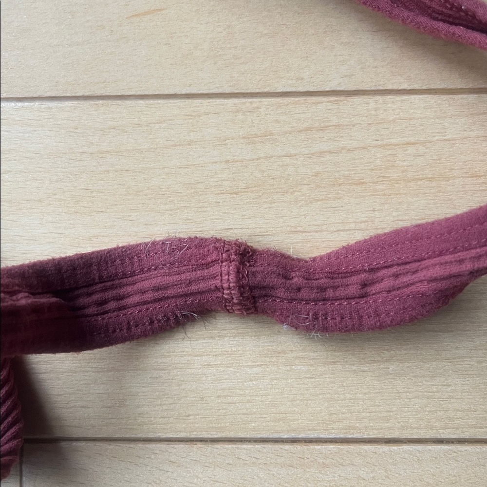 Urban Outfitters Out From Under Burgundy Jackie Seamless Cropped Halter Top - Picture 6 of 6